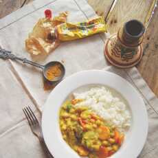 Przepis na Wegetariańskie curry z ciecierzycą 