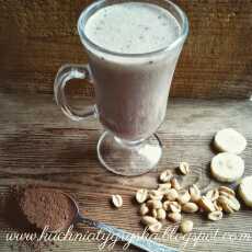 Przepis na Na szybko- bardzo czekoladowy smoothie poranny / quick fix very chocolate morning smoothie
