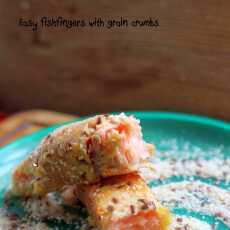 Przepis na Szybkie Paluszki Rybne w Wieloziarnistej Panierce / Easy Fishfingers with Multigrain crumbs