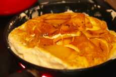 Przepis na Pyszny omlet biszkoptowy z mango
