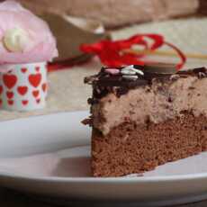 Przepis na Mocno czekoladowe ciasto 