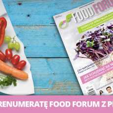 Przepis na Pierwszy w tym roku numer dwumiesięcznika Food Forum z prezentem tylko dla czytelników Qchennych Inspiracji! 