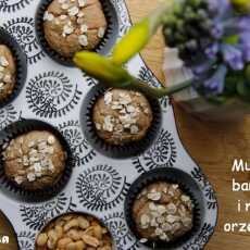 Przepis na Muffiny z bananami i masłem orzechowym - bez cukru
