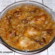 Przepis na Kurczak zapiekany na brązowym ryżu