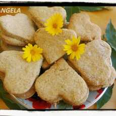 Przepis na Razowe pierniczki orzechowo-migdałowe - Nut & Almond Spice Cookies - Dolcetti con noci, mandorle, spezie e miele