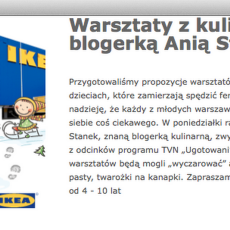 Przepis na Warsztaty dla dzieci w Ikea Targówek!