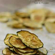 Przepis na Chipsy z Cukinii Pieprz & Sól / Pepper & Salt Zucchini Chips (raw vegan)