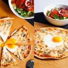 Przepis na Śniadaniowa pizza z tortilli (6 składników)