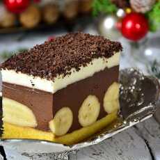 Przepis na Ciasto czekoladowo- bananowe