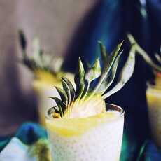 Przepis na Migdałowa tapioka z musem ananasowym