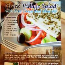 Przepis na Grecka wiejska sałatka z serem feta i oliwą z oliwek wg Aleex
