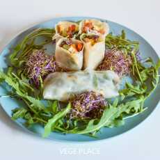 Przepis na Spring rolls z tofu i warzywami.