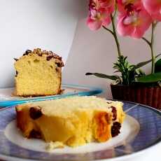 Przepis na Ciasto drożdżowe z żurawiną i ananasem .