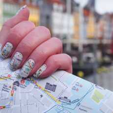 Przepis na Map nails/ Paznokcie z mapą