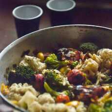 Przepis na Warzywny mix tudzież warzywna paella/ Veg medley or veggie paella