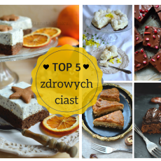 Przepis na TOP 5 zdrowych ciast