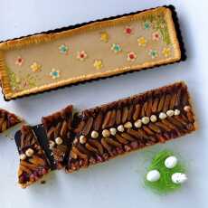 Przepis na Mazurek czekoladowy z bakaliami i mazurek karmelowy 