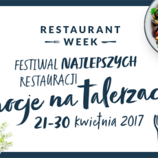 Przepis na Restaurant Week 2017 - Emocje na talerzach - moje typy na ten rok