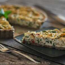 Przepis na Quiche z Suszonymi Pomidorami, Szpinakiem & Tofu / Sun-dried Tomato and Spinach Tofu Quiche (vegan)