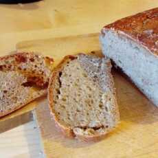 Przepis na Szybki chleb żytni na zakwasie bez mąki pszennej