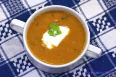 Przepis na Wegańska zupa z czerwonej soczewicy