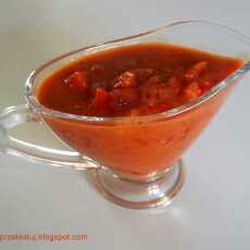 Przepis na Czerwony sos pomidorowo-paprykowy