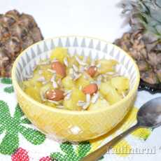 Przepis na Owsianka z ananasem na soku mandarynkowym