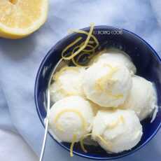 Przepis na Proste lody cytrynowe / Easy lemon ice-cream
