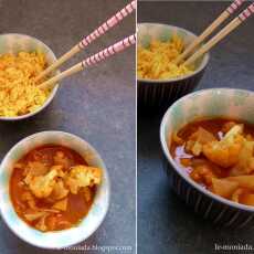Przepis na Curry z kalafiorem z cynamonowym ryżem
