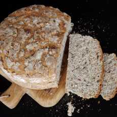 Przepis na Chleb pszenno gryczany z prażonym słonecznikiem