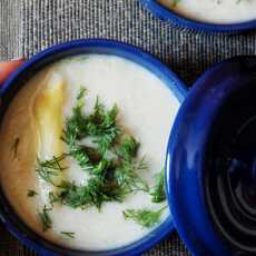 Przepis na Zupa krem z białych szparagów i quinoy (bez glutenu, bez laktozy, wegańska)