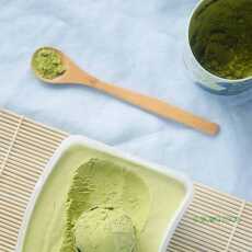 Przepis na Lody z zieloną herbatą matcha / No-churn ice-cream with green matcha tea