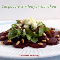 Przepis na Carpaccio z młodych buraków.