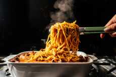 Przepis na Cheesy Baked Spaghetti Recipe