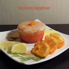 Przepis na Cytrynowe muffinki z lukrem pomarańczowym