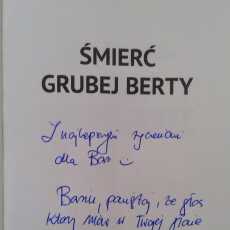 Przepis na Agnieszka Czerwińska 'Śmierć grubej Berty'