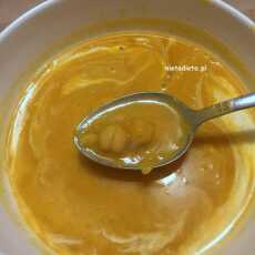 Przepis na Zupa dyniowa z ciecierzycą, batatami, cynamonem i papryką :) rozgrzewająca, bez glutenu, bez laktozy