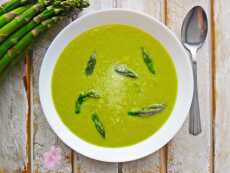 Przepis na Zupa krem z zielonych szparagów