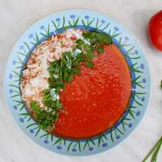 Przepis na Przepis na kremową zupę pomidorową ze świeżych pomidorów. 