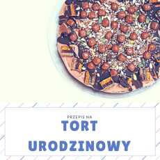 Przepis na Tort urodzinowy mocno czekoladowy