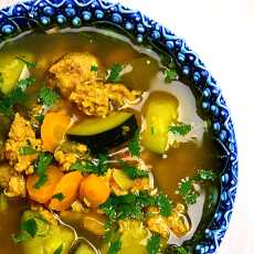 Przepis na Zupa curry z indykiem i cukinią
