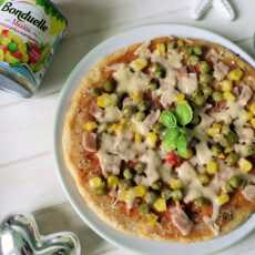 Przepis na Szybka Pizza Z Patelni Z Warzywami Bonduelle