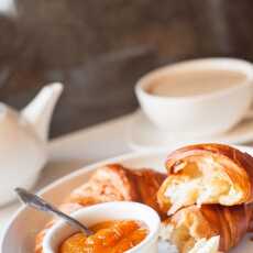 Przepis na Francuskie śniadanie i konfitura brzoskwiniowa