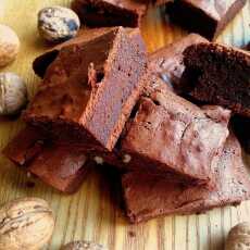Przepis na Brownie z orzechami / Walnut Brownie