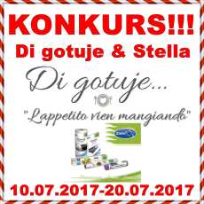 Przepis na KONKURS - Di gotuje & Stella - do wygrania zestaw 5 produktów!