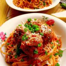Przepis na Spaghetti z klopsikami / Spaghetti and Meatballs