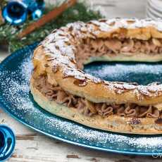 Przepis na PARIS BREST - FRANCUSKI DESER Z KREMEM PRALINOWYM