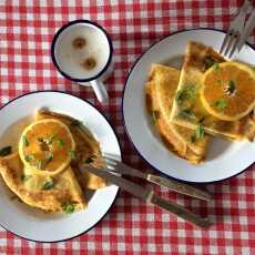 Przepis na Naleśniki w sosie cystrusowym, prawie jak Crêpes Suzette