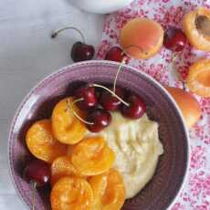 Przepis na Polenta na słodko, bezglutenowe śniadanie