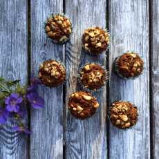 Przepis na Gruszkowe muffiny z orzechami i czekoladą